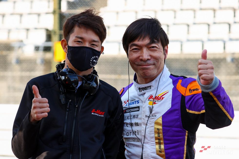 今田信宏（JMS RACING with B-MAX）と佐々木大樹