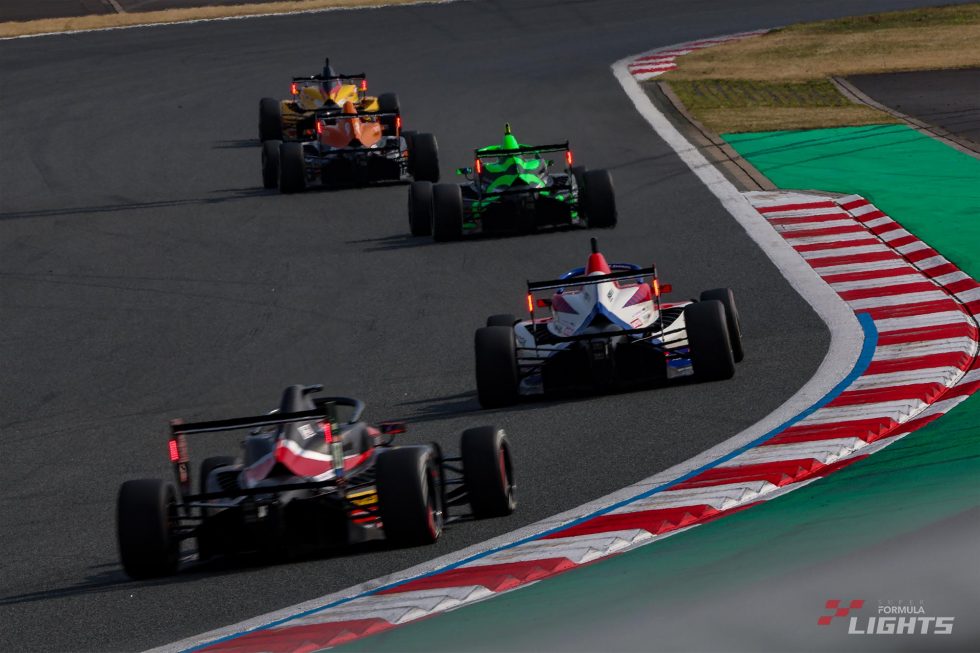 ジルテールを先頭とした3番手の争い